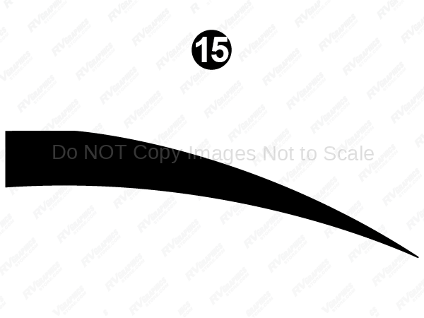 Rear Upper Black Spear (CS) Curbside-Passenger Side-Doorside