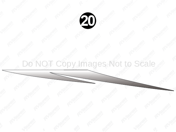 Rear Upper Fade Spike (CS)-Curbside-Passenger Side-Doorside