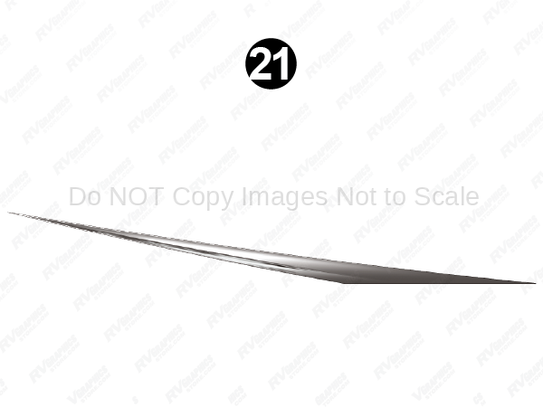 Mid Skirt Print Spike (CS)-Curbside-Passenger Side-Doorside