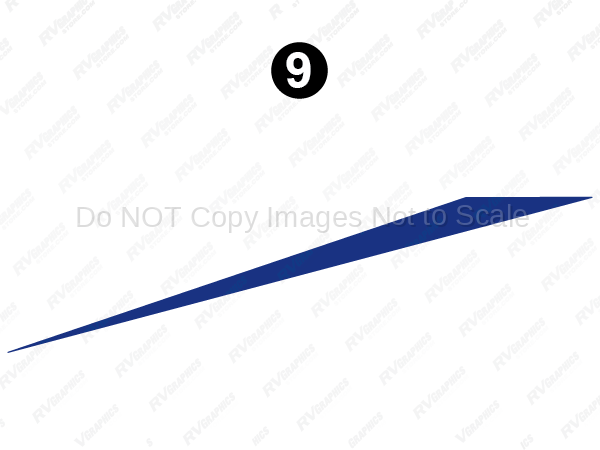 GN21MG0017 Rear Roofline Blue Spike  RS-Road-Driver Side