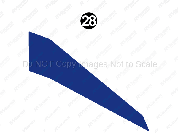GN21MG0056 Cap Mid Blue Spike RH RH-Right Hand Passenger Side