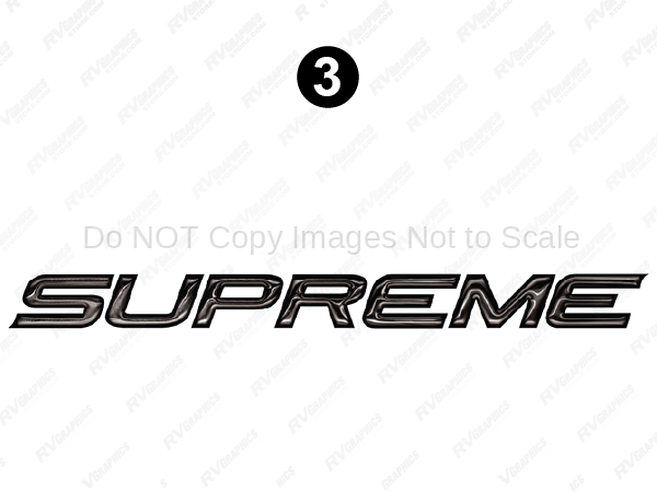 Side SUPREME logo