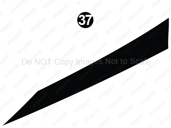 Rear Upper Black Swoop