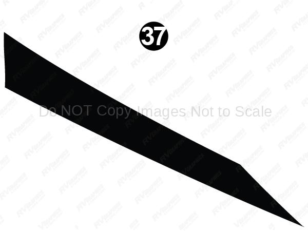 Rear Upper Black Swoop