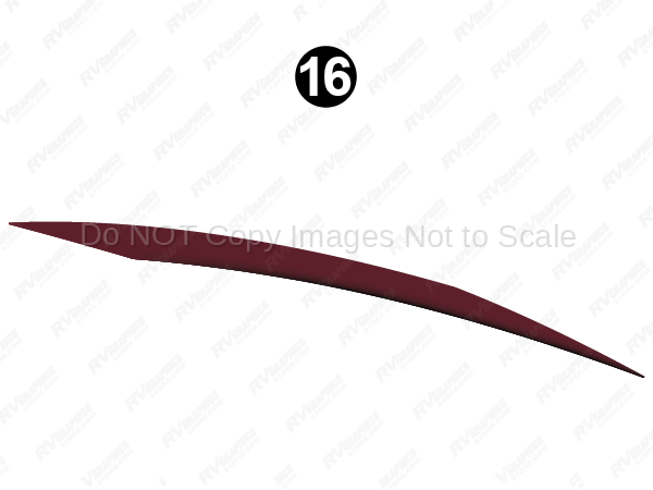 Mid Upper Print Red Spike