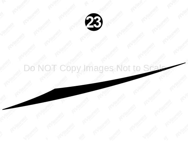 Mid Thin Black Swoop