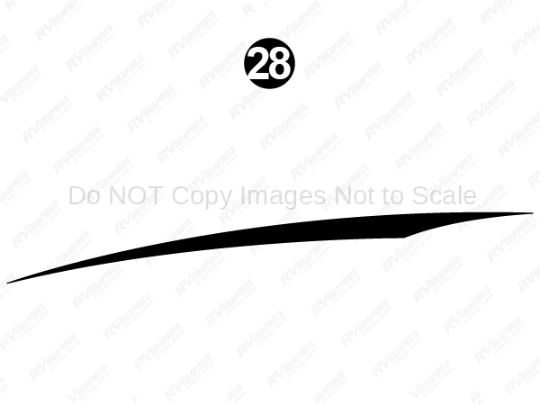 Rear Upper Black Swoop
