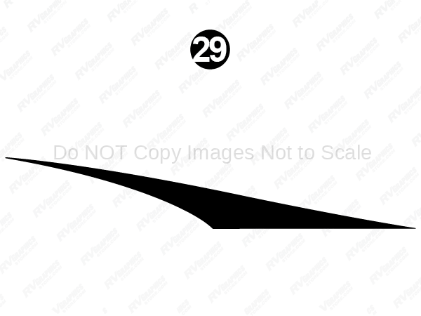 Rear Skirt Black Fin