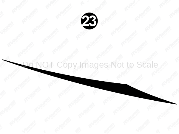 Mid Thin Black Swoop