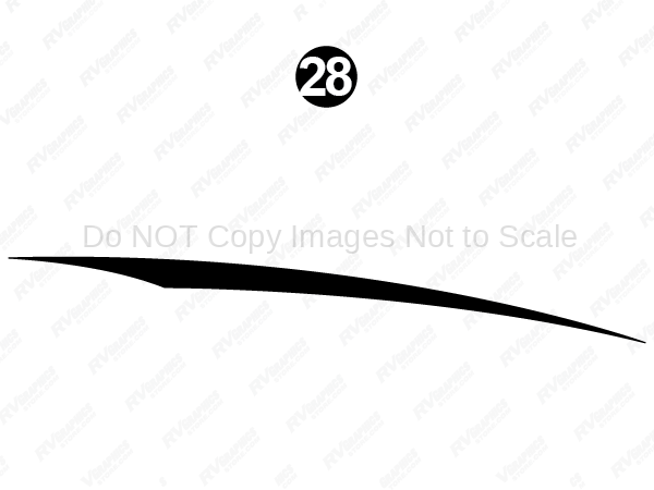 Rear Upper Black Swoop