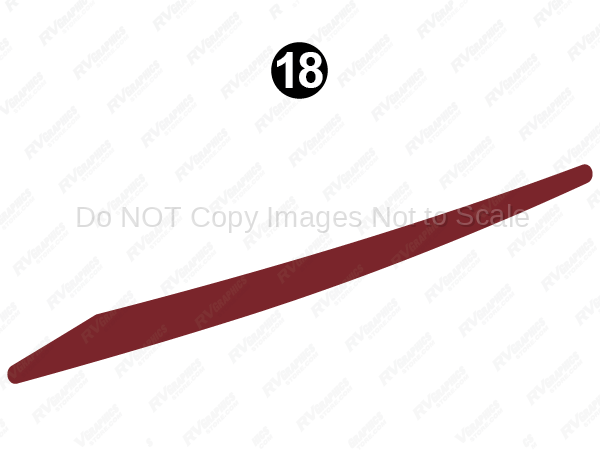 Back Red Sm Spear