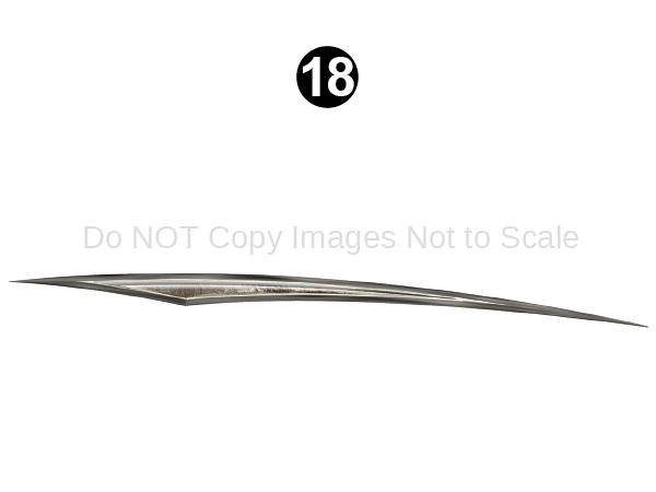 Rear Upper Printed Sweep