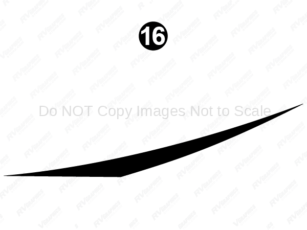 Mid Skirt Black Swoop