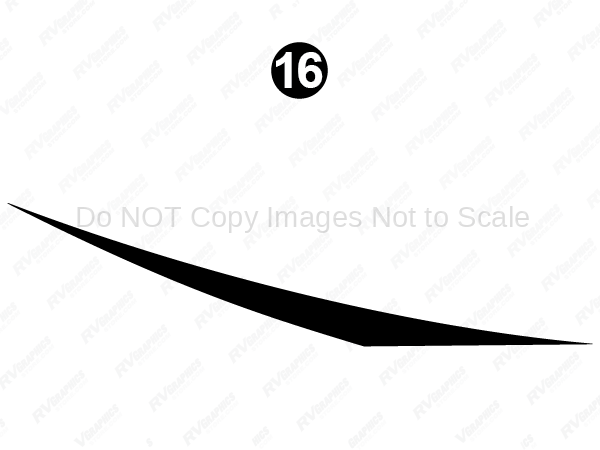 Mid Skirt Black Swoop