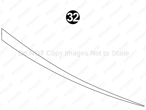 Rear Mid White Swoop