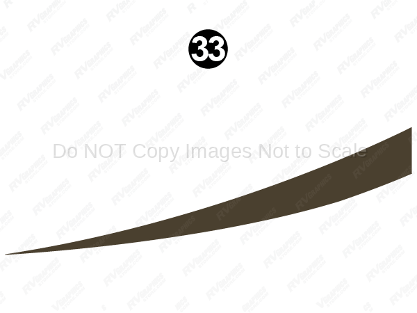 Rear Mid Brown Swoop