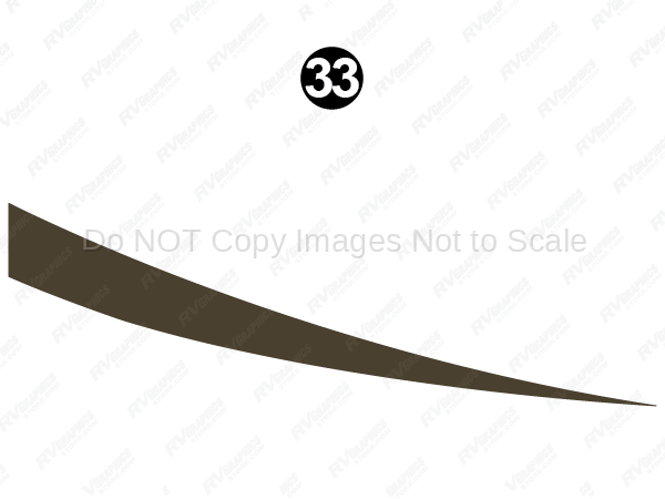 Rear Mid Brown Swoop