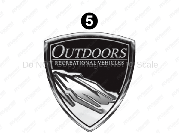Outdoors RV Door Badge