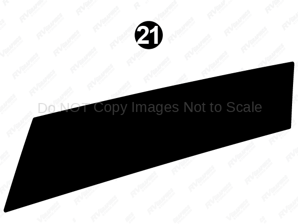 Cap Upper Black Extension LH (Left Hand Side; Driver Side)