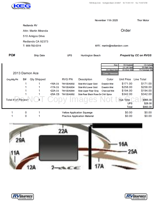 4 Piece 2013 Damon Ace MH qt