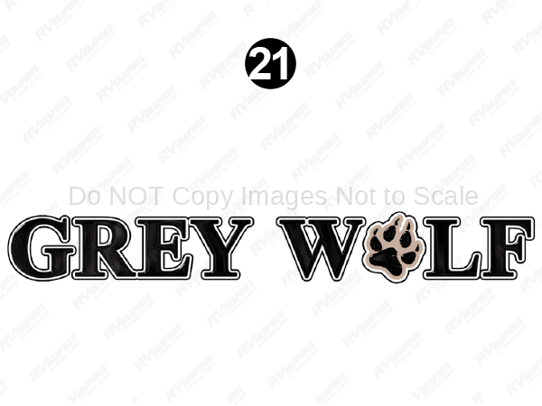 Front Grey Wolf Logo