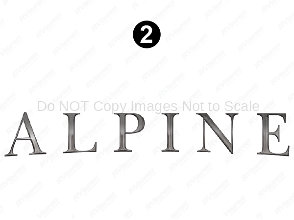 Front Domed Alpine Logo
