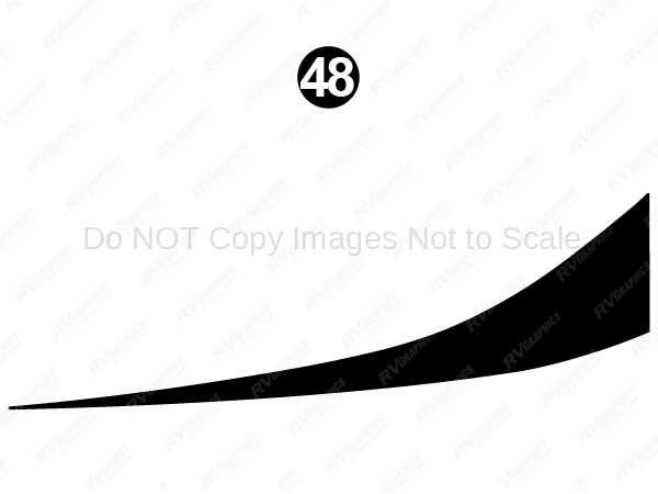 Rear Mid Black Swoop