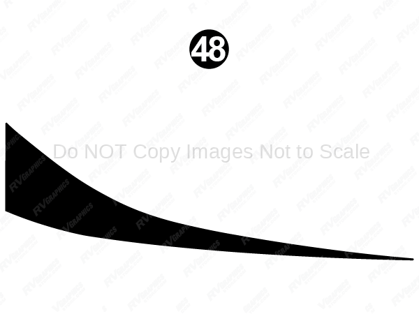 Rear Mid Black Swoop