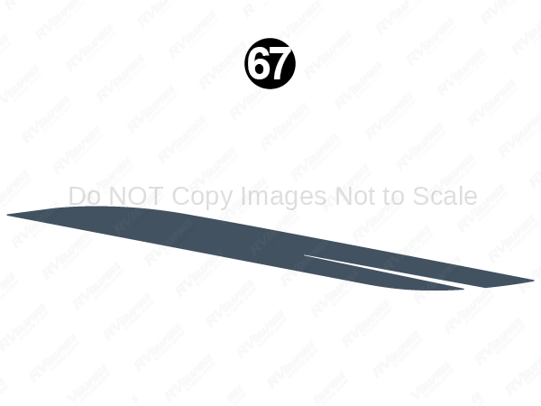 Mid Blue Split Wedge