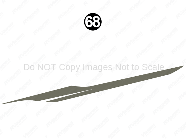 Mid Lg Pewter Split Blade