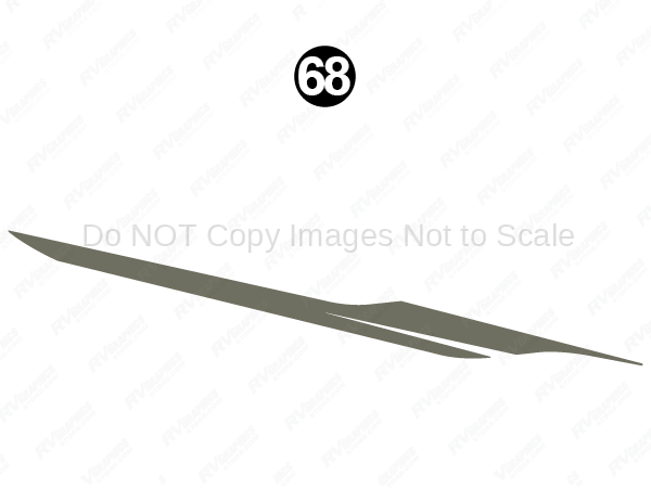 Mid Lg Pewter Split Blade