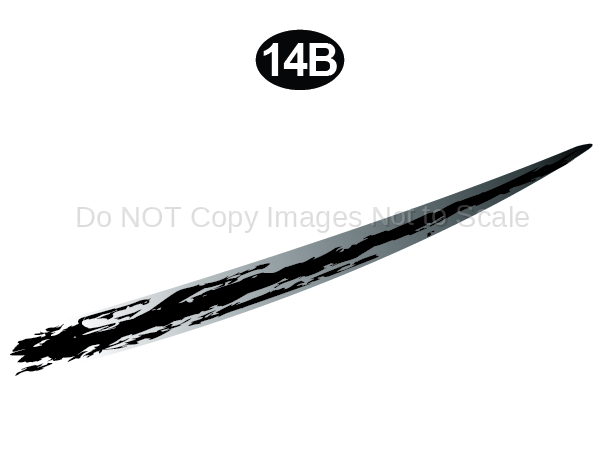 Mid Print Skirt Sweep B