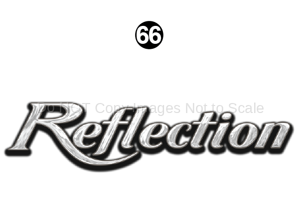 Side-Rear Reflection Logo