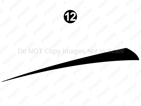 Rear Upper Black Spear Tip