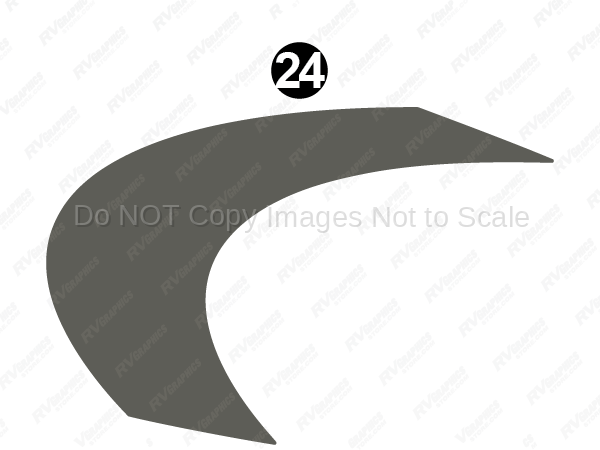 Mid Lg Gray Hook (X)