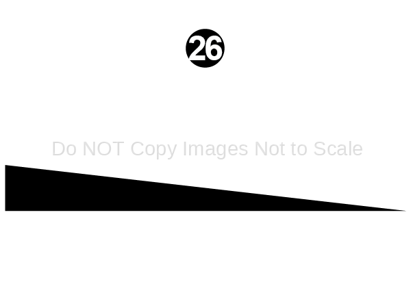 Rear Lwr Lg Black Wedge