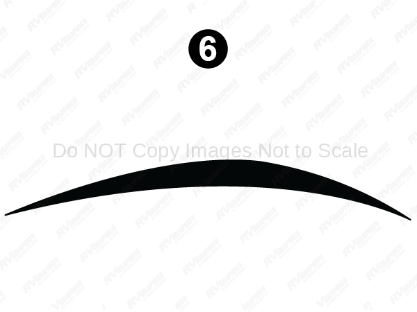 Rear Upper Black Swoop