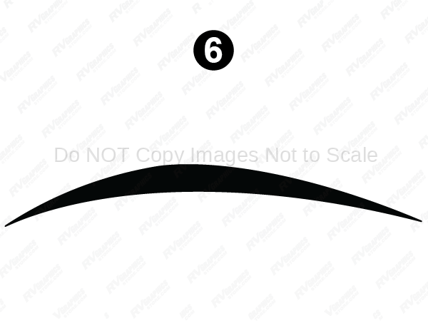 Rear Upper Black Swoop