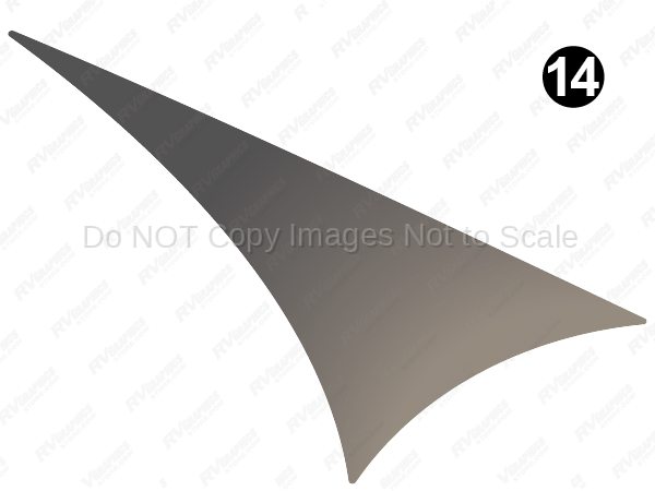 Mid Taupe Fade Triangle