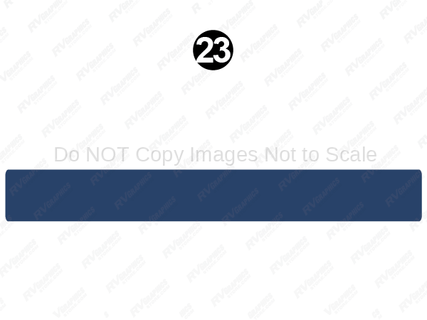 Front Body Blue Stripe