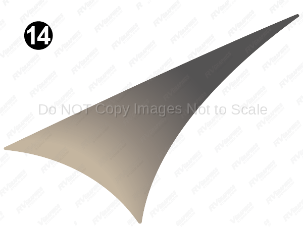 Mid Champagne Fade Triangle