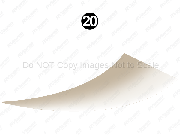 Lwr Champagne White Fade Swoop