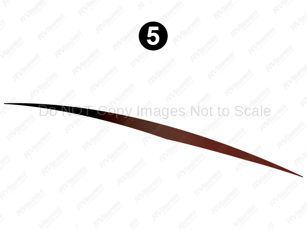 Mid Upper Red Fade Swoop