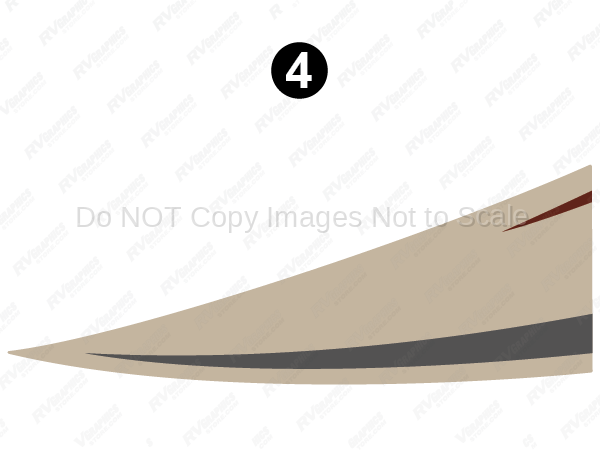 Cab Door Champagne/Red Swoop