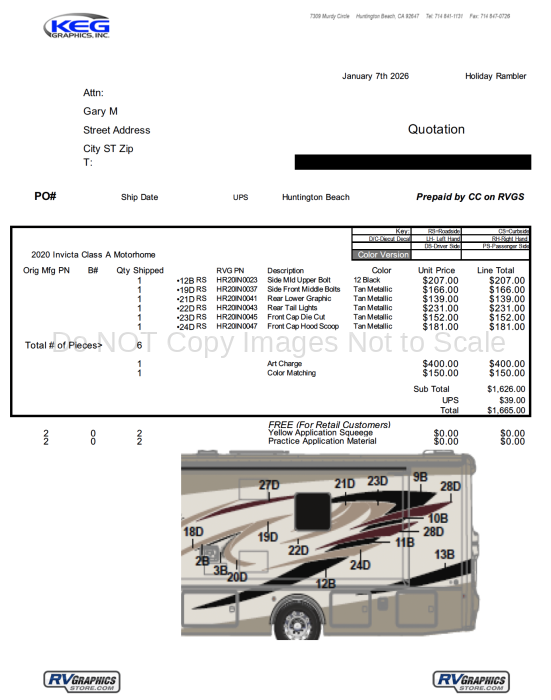6 Piece 2026 Invicta