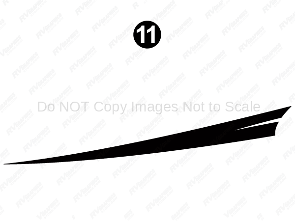 Mid Black Split Spear