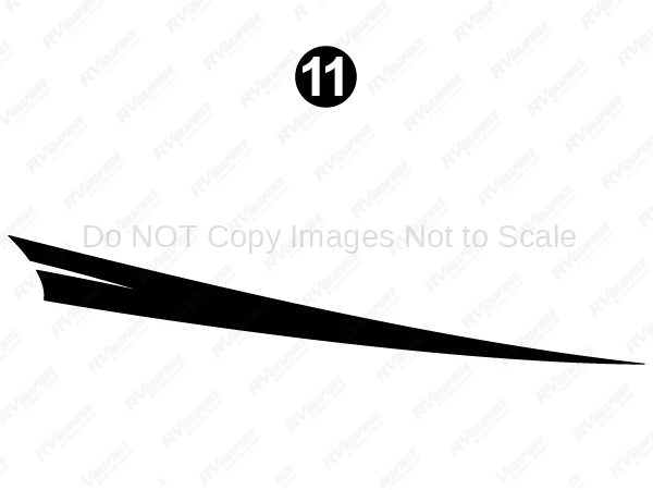 Mid Black Split Spear