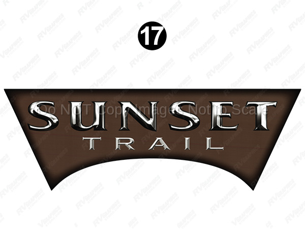 Front Sunset Trail Badge (X)