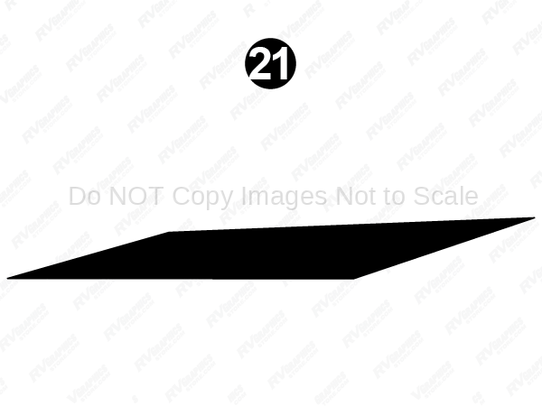 Mid Rear Black Skirt Wedge B