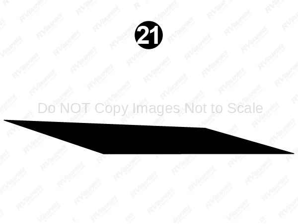 Mid Rear Black Skirt Wedge B